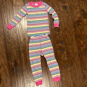 Hanna Andersson striped pajama set. Size 3